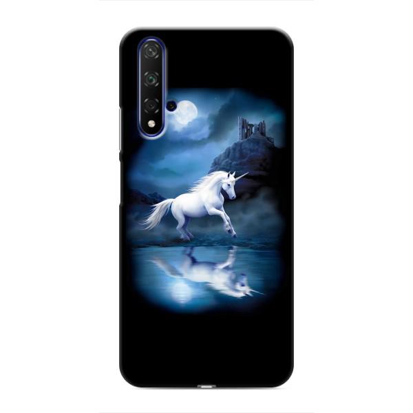 Чехол для Хуавей Нова 5Т - (Единорожки - Новинки) (AlphaPrint) – Единорог