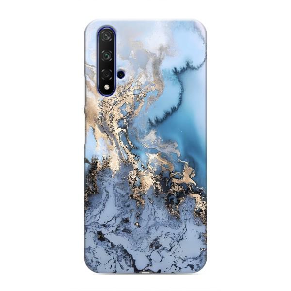 Мраморный чехол на Huawei Nova 5T (VPrint) – Нежный мрамор