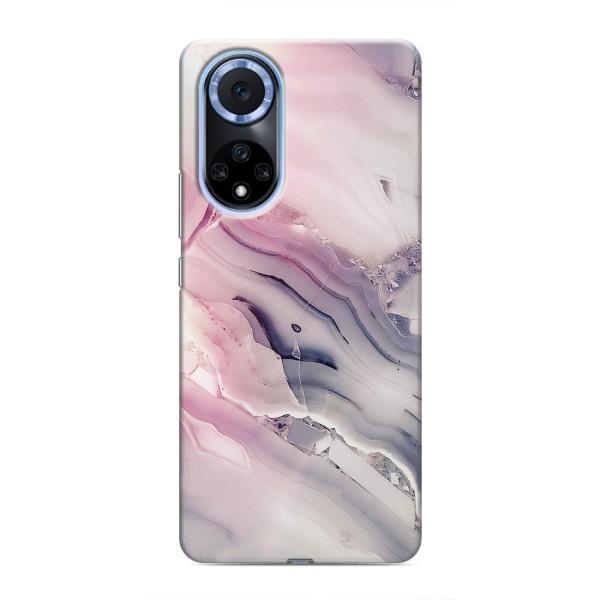 Мраморный чехол на Huawei Nova 9 SE (VPrint) – Пурпурный Мрамор