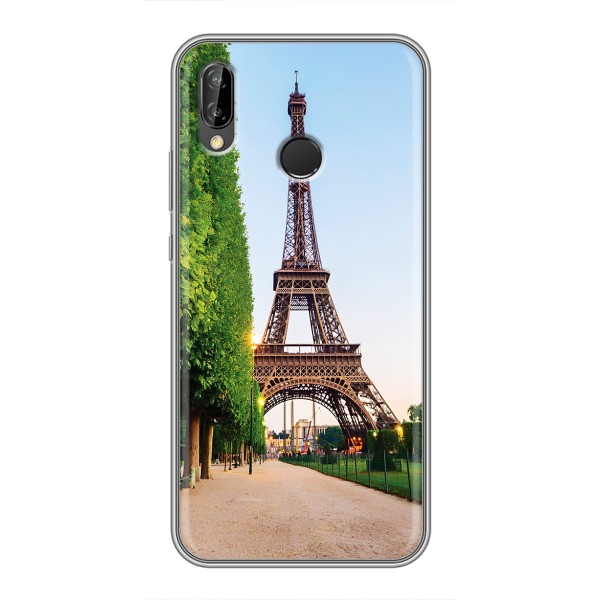 Чохол Ейфелева Вежа Huawei P Smart 2019 - (AlphaPrint) – Дорога до Парижу