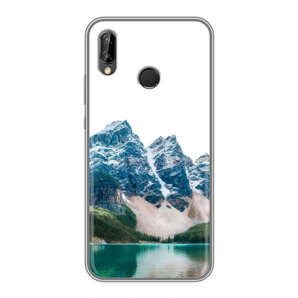Силиконовый чехол с КАРТИНКАМИ лето для Huawei P Smart 2019 (AlphaPrint) – Гори