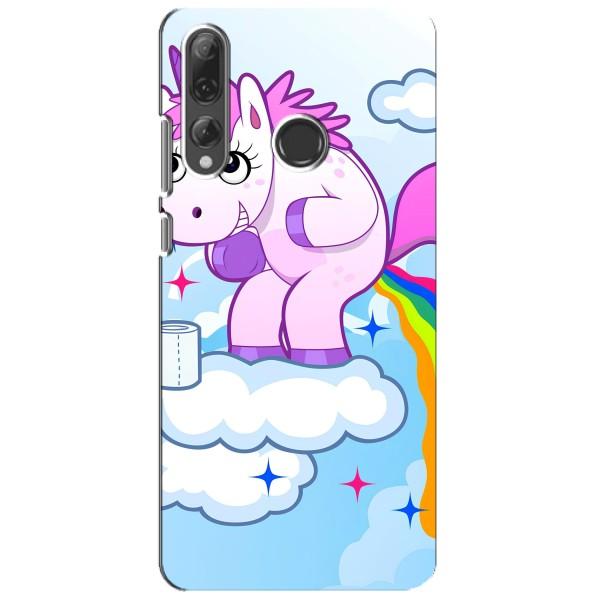 Чехол Unicorn на Huawei P Smart Plus 2019 – Радуга единорожка
