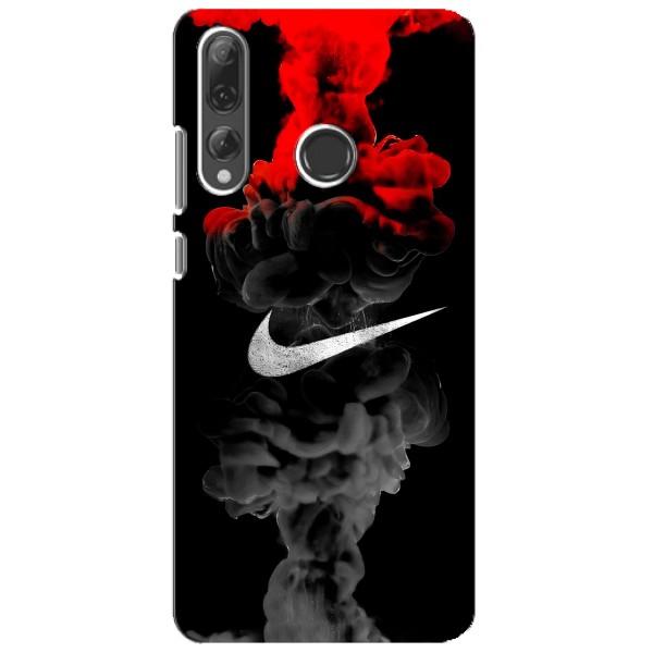Чехол с логотипом Найк на Huawei P Smart Plus 2019 – Найк на черном