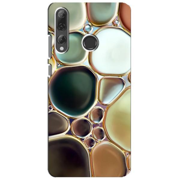 Мраморный чехол на Huawei P Smart Plus 2019 (VPrint) – Радужный Мрамор