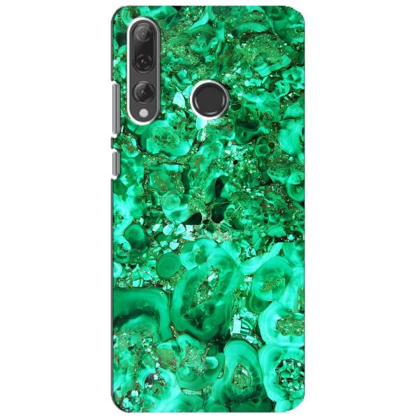 Мраморный чехол на Huawei P Smart Plus 2019 (VPrint) – Салатный Мрамор