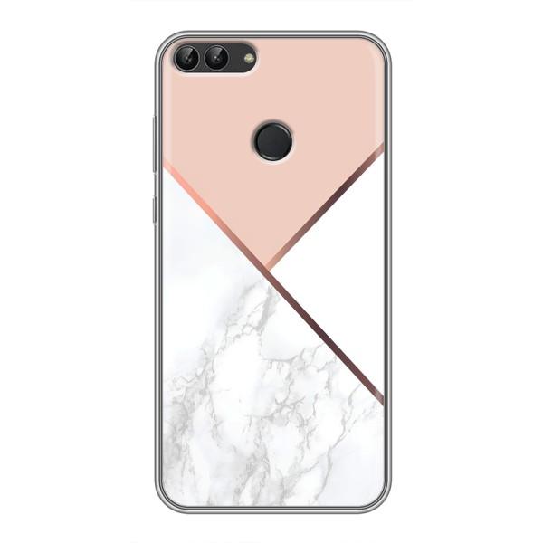 Мраморний чехол на Huawei P Smart, Enjoy 7s, FIG-LA1 (VPrint) – Тройний мрамор