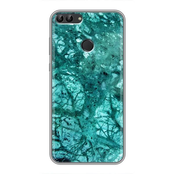 Мраморний чехол на Huawei P Smart, Enjoy 7s, FIG-LA1 (VPrint) – Зелений мрамор