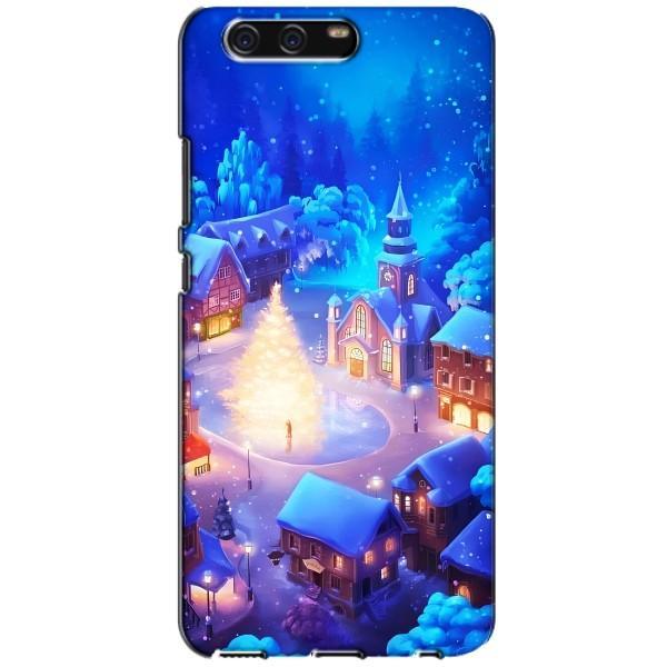 Різдвяні Чохли для Huawei P10, VTR (VPrint) – Різдвяне місто