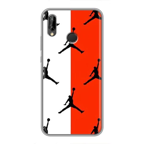 Чехлы для Huawei P20 Lite, Ane-L02 - с картинкой JORDAN (AlphaPrint) – Лого Джордан