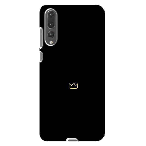 Чехол (Корона на чёрном фоне) для Хуавей П20 Про – Мини корона