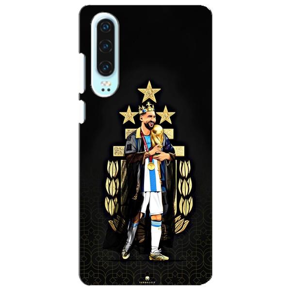 Чехлы для Huawei P30 (Leo чемпион) (AlphaPrint) – Месси Король