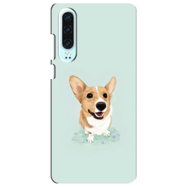 Чехлы с собаками для Huawei P30 (VPrint) – Корги