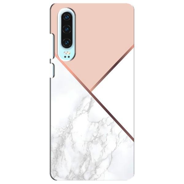 Мраморный чехол на Huawei P30 (VPrint) – Тройной мрамор