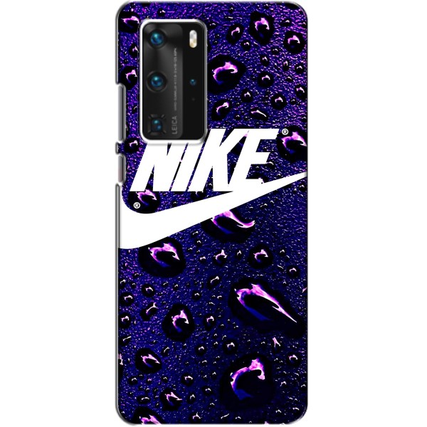 Чехол с логотипом Найк на Huawei P40 Pro – Найк на фиолетовом