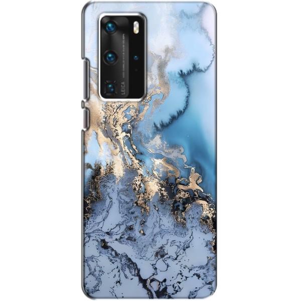 Мраморний чехол на Huawei P40 Pro (VPrint) – Ніжний мрамор