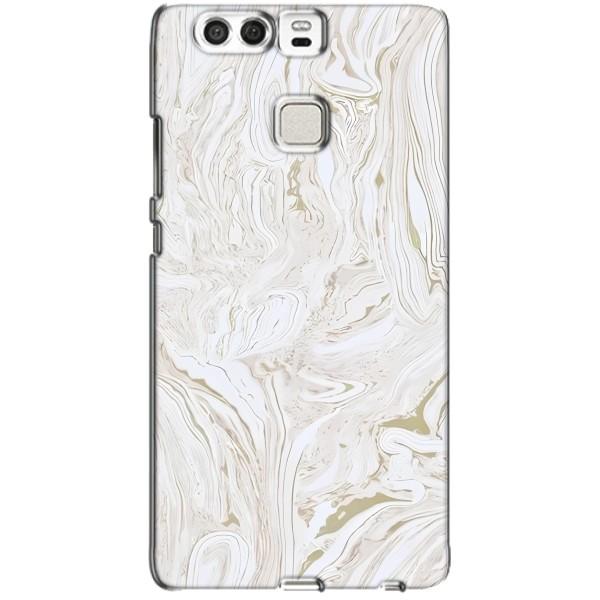Мраморный чехол на Huawei P9 (VPrint) – Белый мрамор