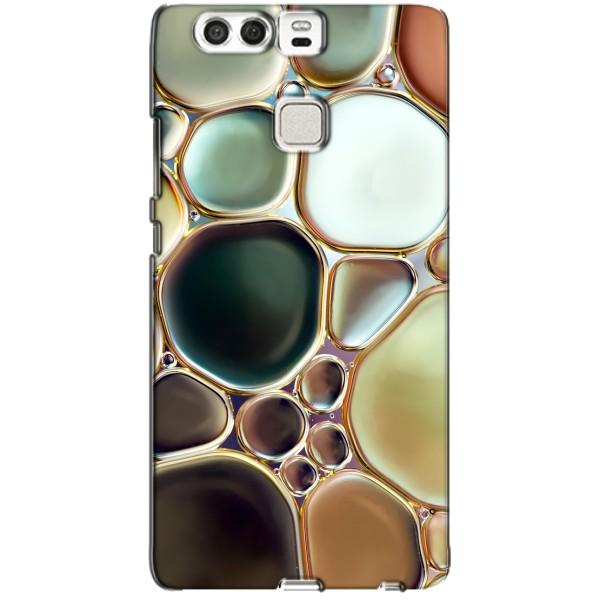 Мраморный чехол на Huawei P9 (VPrint) – Радужный Мрамор