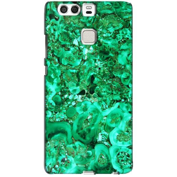 Мраморный чехол на Huawei P9 (VPrint) – Салатный Мрамор
