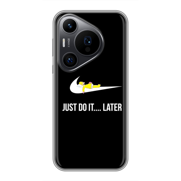 Чохол з логтипом Найк на Huawei Pura 70 PRO – Nike just do it