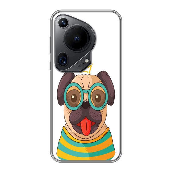 Бампер для Huawei Pura 70 Ultra с картинкой "Песики" – Собака Король