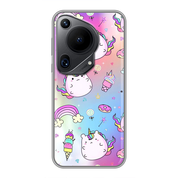 Чохол Unicorn на Huawei Pura 70 Ultra – Веселка і Єдинорог