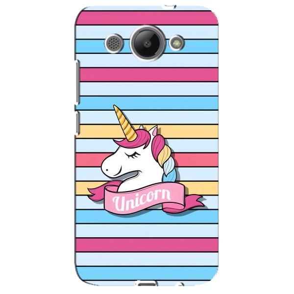 Чехол для Хуавей У3 2017 - (Единорожки - Новинки) (AlphaPrint) – Unicorn