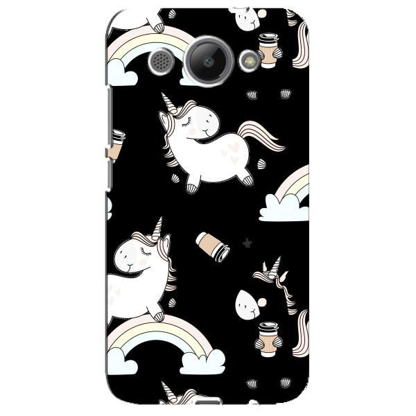 Чохол Unicorn на Huawei Y3 2017 – Єдинорог з кавою