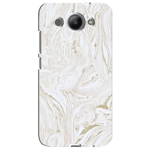 Мраморный чехол на Huawei Y3 2017 (VPrint) – Белый мрамор