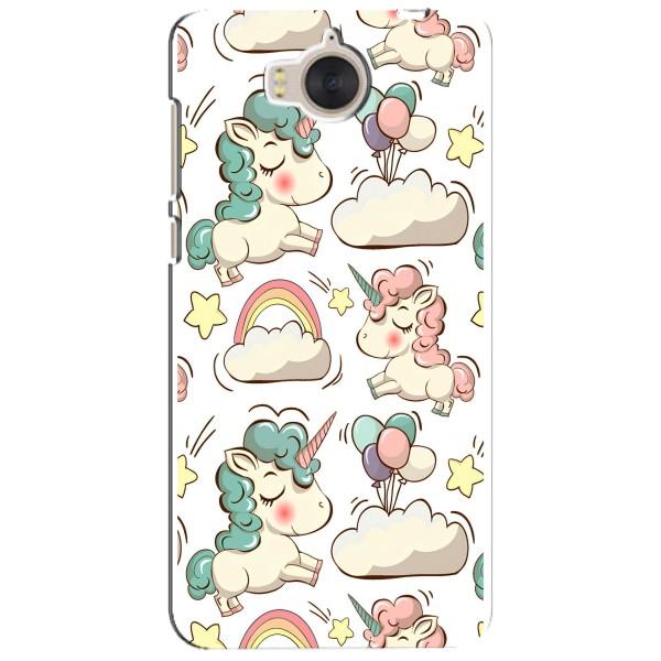 Чехол для Хуавей У5 2017 - (Единорожки - Новинки) (AlphaPrint) – Единорожки