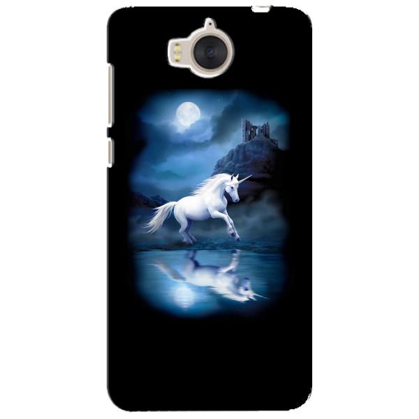 Чехол для Хуавей У5 2017 - (Единорожки - Новинки) (AlphaPrint) – Единорог