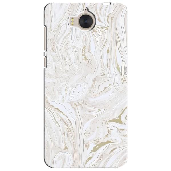 Мраморный чехол на Huawei Y5-2017, MYA (VPrint) – Белый мрамор