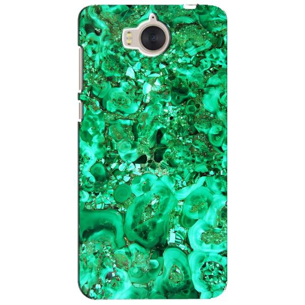 Мраморный чехол на Huawei Y5-2017, MYA (VPrint) – Салатный Мрамор