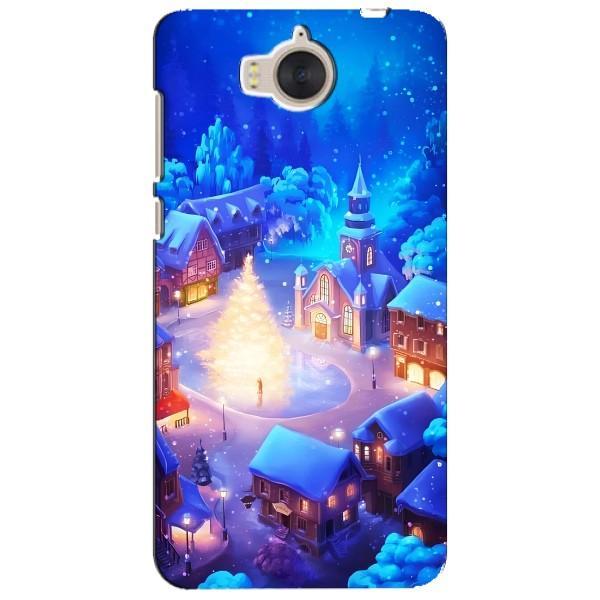 Рождественские Чехлы для Huawei Y5-2017, MYA (VPrint) – Рождественский город