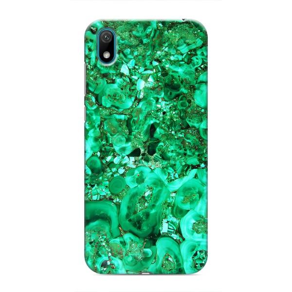 Мраморный чехол на Huawei Y5 2019 (VPrint) – Салатный Мрамор