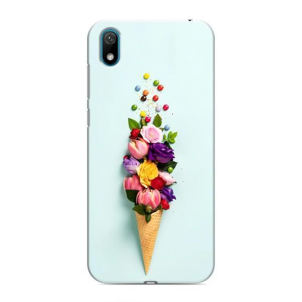 Чохли з тематикою "КВІТИ" на Huawei Y5 2019 – Квітка-морозиво
