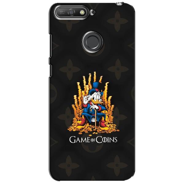 Чехлы для Huawei Y6 Prime 2018 - Скрудж МакДак Louis Vuitton (PREMIUMPrint) – Король денег