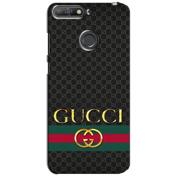Чохли  GUCCI для Хуавей Y6 Прайм 2018 (AlphaPrint) – Gucci оригінал