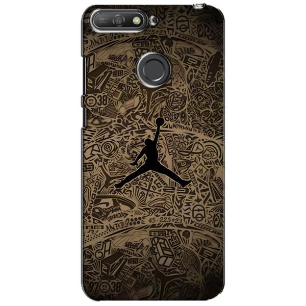 Чохли для Huawei Y6 Prime 2018 - з картинкою JORDAN (AlphaPrint) – Logo Jordan