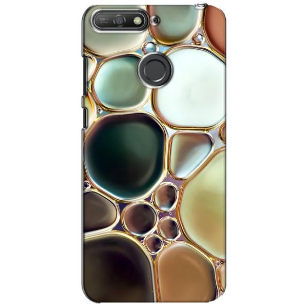 Мраморний чехол на Huawei Y6 Prime 2018 (VPrint) – Радужний Мрамор