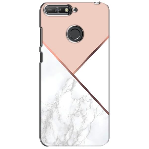 Мраморний чехол на Huawei Y6 Prime 2018 (VPrint) – Тройний мрамор
