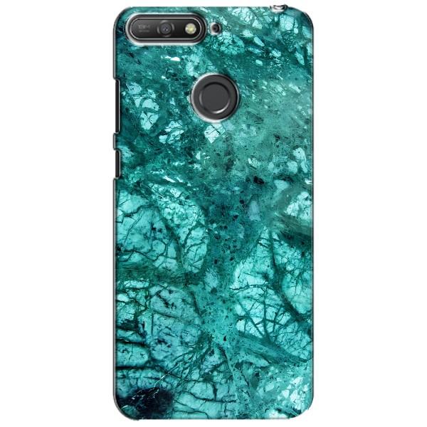Мраморний чехол на Huawei Y6 Prime 2018 (VPrint) – Зелений мрамор