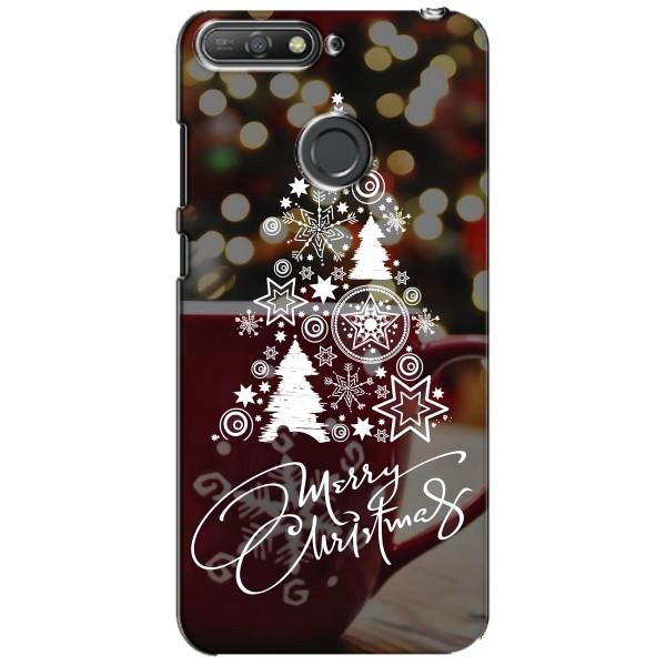 Різдвяні Чохли для Huawei Y6 Prime 2018 (VPrint) – Ялинка яскрава