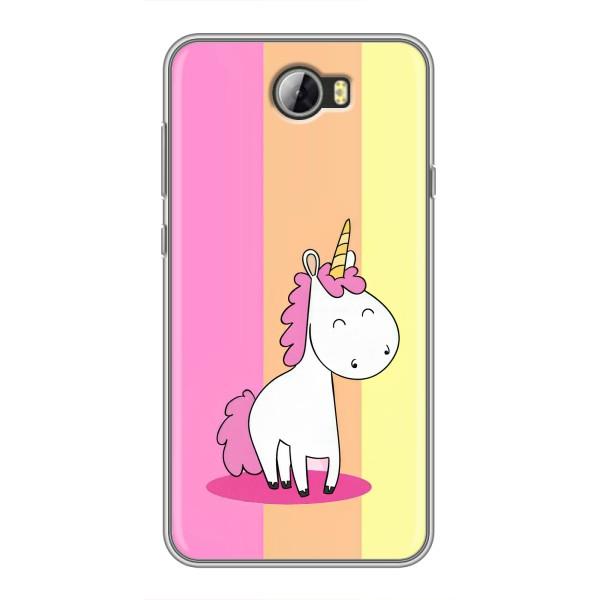 Чехол Unicorn на Huawei Y5II – Радужный Единорог