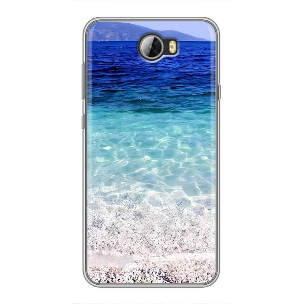 Силиконовый чехол с КАРТИНКАМИ лето для Huawei Y5II (AlphaPrint) – Море
