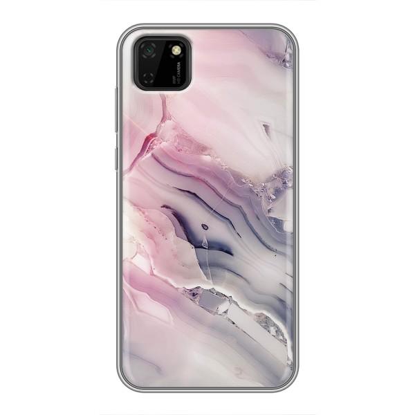 Мраморный чехол на Huawei Y5p (VPrint) – Пурпурный Мрамор