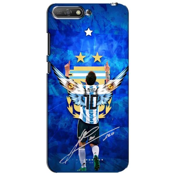 Чехлы для Huawei Y6 2018 (Leo чемпион) (AlphaPrint) – Месси сборная