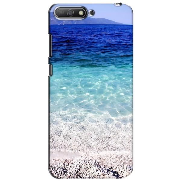 Силиконовый чехол с КАРТИНКАМИ лето для Huawei Y6 2018 (AlphaPrint) – Море