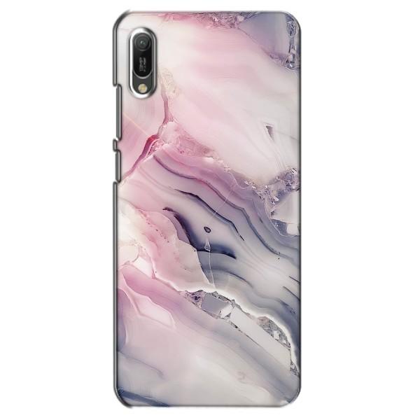 Мраморний чехол на Huawei Y6 2019 (VPrint) – Пурпурний Мрамор