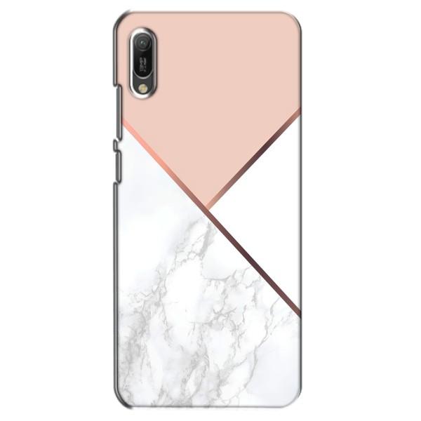 Мраморний чехол на Huawei Y6 2019 (VPrint) – Тройний мрамор