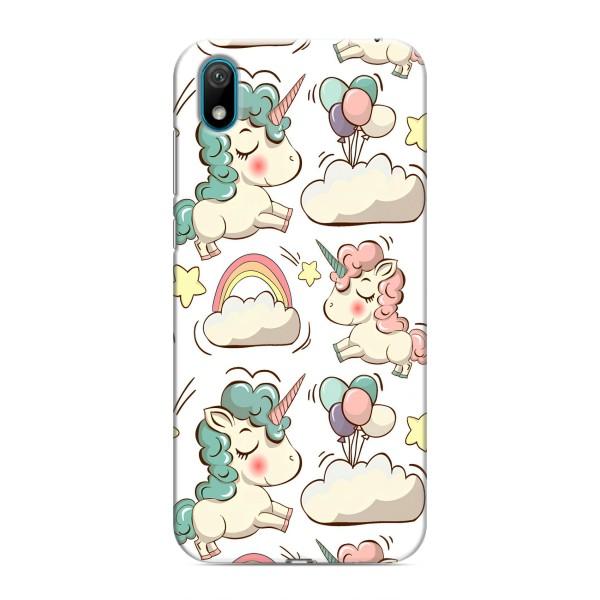 Чехол для Хуавей Вай6 Про (2019) / Вай6 Прайм 2019 - (Единорожки - Новинки) (AlphaPrint) – Единорожки